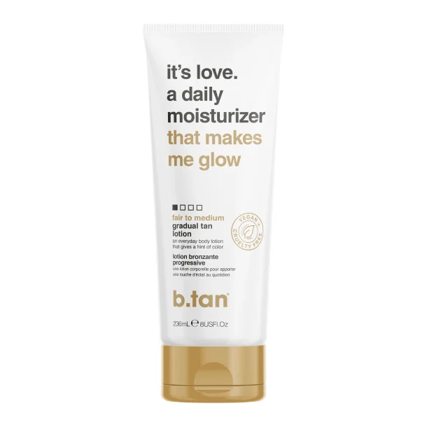 B.tan its love a daily moisturiser that make me glow 200 ml.